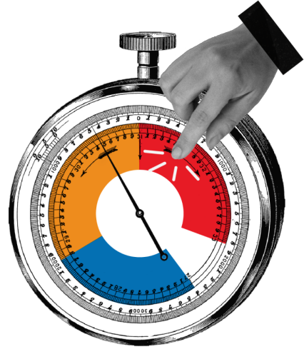 Imágen de mano tocando el barómetro